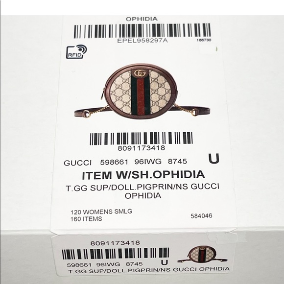 Gucci New With Box GG Marmont Mini Ophidia GG Supreme Logo Fanny Pack Backp… - Picture 3 of 14